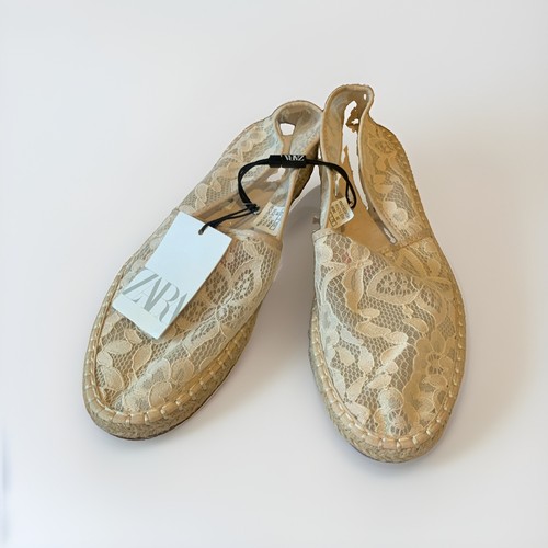 Zara lace espadrilles - zara,