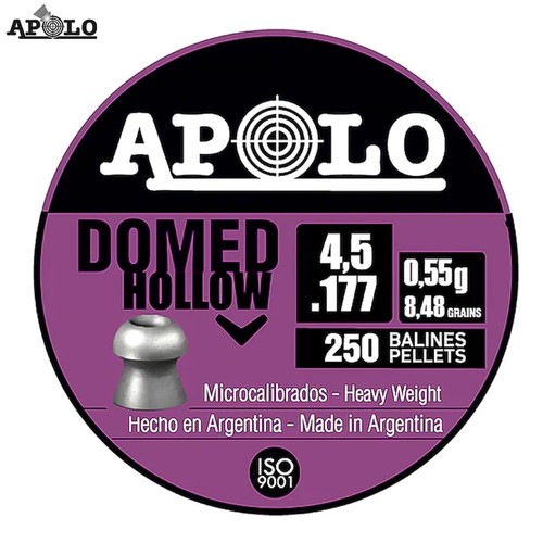 Apolo domed hollow - domed, .177