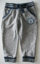 F & F (Tesco) Grey Marl Fleece Backed Jogging Trousers. Age 18 - 24 months.