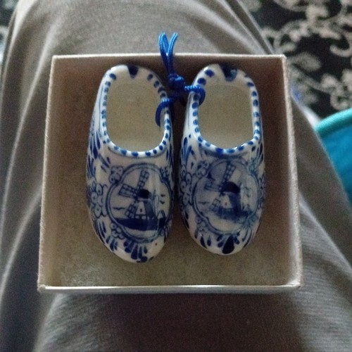 Delft miniature clogs - delft, clogs,