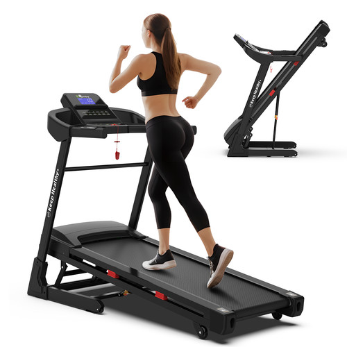 Electric treadmill with auto - treadmill,