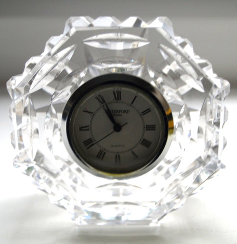 Waterford crystal desk clock - waterford,