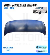 2019 - 2024 VAUXHALL VIVARO C LATEST SHAPE STEEL BONNET HOOD CERTIFIED APPROVED