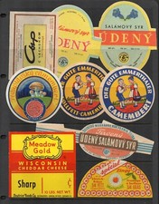 Cheese labels all different