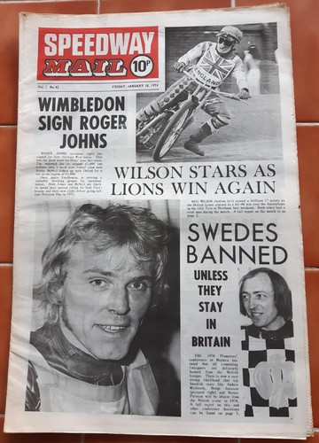 Speedway mail newspaper track - speedway,