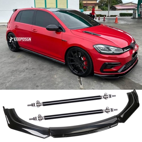Lower front bumper lip spoiler - front,