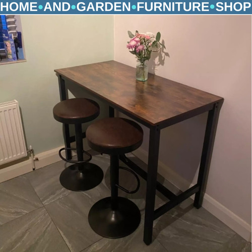 Tall industrial bar table - industrial,