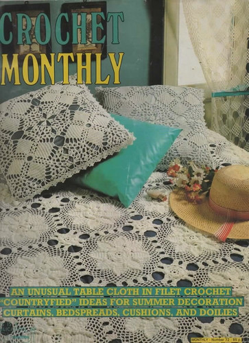 1985 issue crochet monthly - issue,