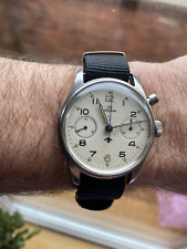 LEMANIA HS9 Monopusher military watch - recently serviced. Low issue number