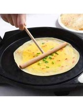 Crepe Pancake Spreader T-Shape Tool Kitchen Wooden Batter Food Utensil UK.