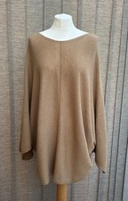 Zara Knit Poncho with Wool &