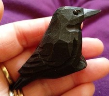 WOODEN hand carved painted