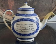 Antique Wedgwood John Wesley First Edition Replica Teapot C 1908