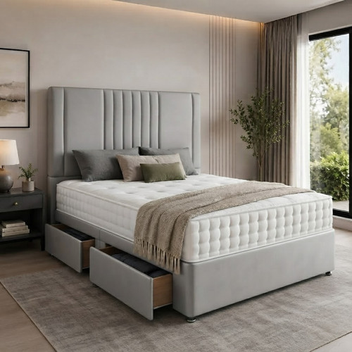Luxury plush divan bed - luxury,