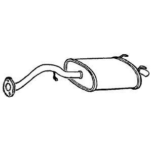 Klarius tail pipe with back - klarius,