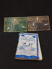 Antique Markers For Bezique & Rubicon Bezique Card Game plus WB Tattersall Rules