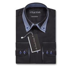 MENS ITALIAN DESIGN BLACK WITH