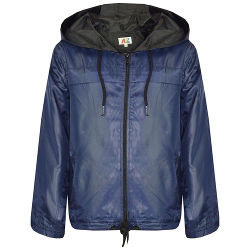 Kids girls boys navy - navy, hooded