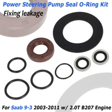 For Saab 9-3 Power Steering Pump Seal O-Ring Kit 2003-2011 2.0T B207 Engine NEW