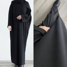 Muslim Women Abaya Maxi Dress Kaftan Robe Evening Gown Arab Islamic Loose Dubai