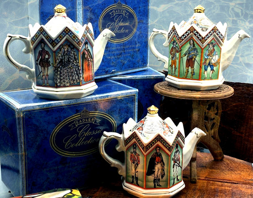 Vintage sadler teapot trio - sadler,