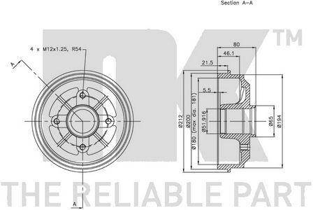Genuine rear left - nk,