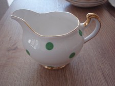 Vintage Royal Vale Green Polka