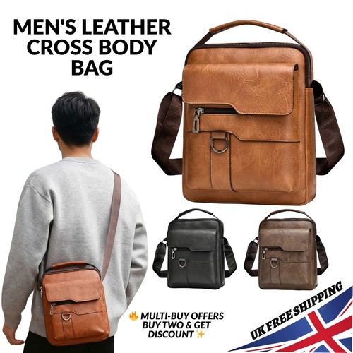 Men leather cross - men's,