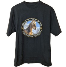 Palace T Shirt Black Equestrian Graphic Print New Size Small
