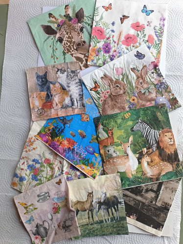 Decoupage napkin pack with - pack,