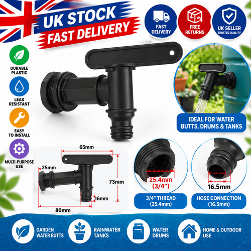 Replacement water tank tap - tank,
