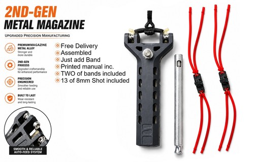 Automatic slingshot with - automatic,