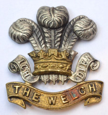 The Welch  Regiment ~ Bi Metal  Cap Badge