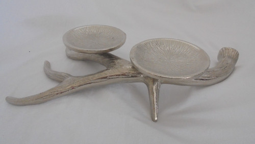 Stag antler candle holder - stag,