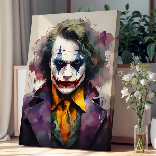 Joker geometric canvas wall - geometric,