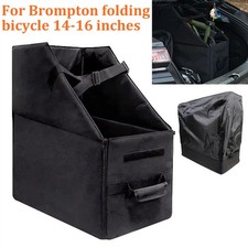 Bicycle Storage Box Collapsible Carrying Transport Bag Fits Brompton 14-16" Bike