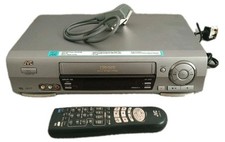 JVC HR-J665EK VCR Nicam VCR + Original Remote J665 Video Player Recorder