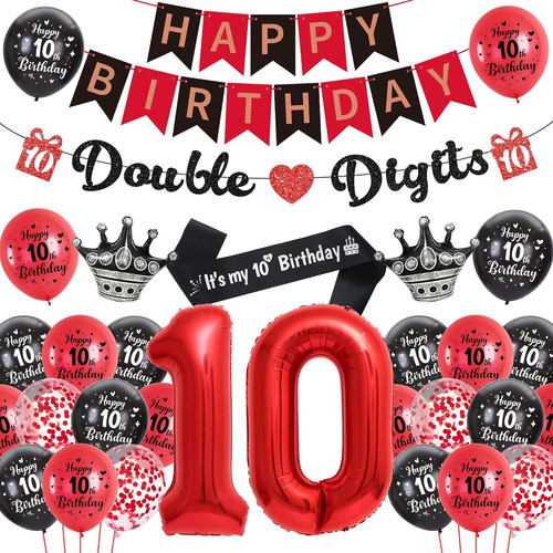 10th birthday decorations - 10th,