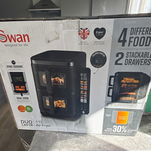 Swan duo layer - swan, fryer
