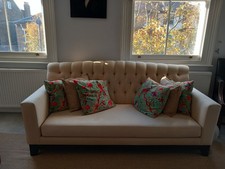 Beige sofa (over £5000 new)