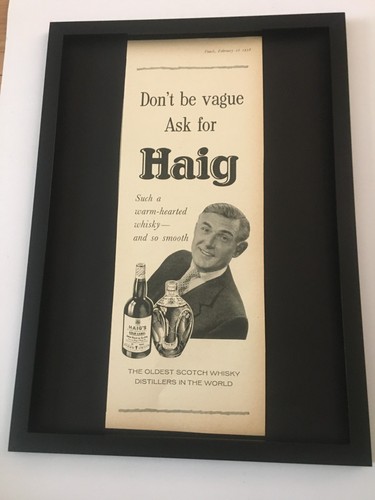 Haig scotch whisky - scotch, a4