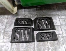 Mamod SW1 steam wagon wheel chocks. 