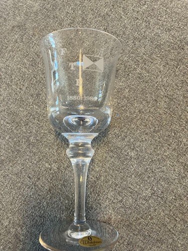 Lead crystal cut glass wine - glass,