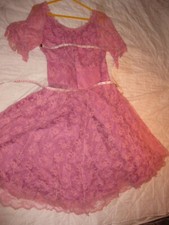 square dance  lace frilly  dress 