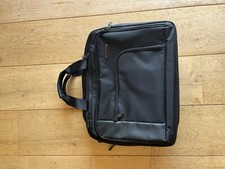 BRIGGS & RILEY 18" Black Nylon Laptop Computer Bag Briefcase Luggage #BB140-4