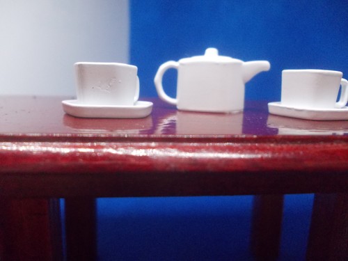 White art deco tea - white, a