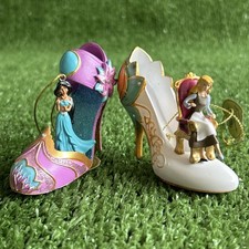 Bradford Exchange Disney 'Once Upon A Slipper' Christmas Ornament Set 28