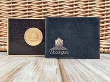 2x Vintage Waddingtons Playing Cards - Floral Design, Royal Warrant Box