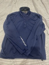 Galvin Green Windstopper Soft Shell 3XL 1/4 Zip Navy Blue Rare Fleece Lined
