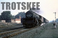 35mm Slide INDIAN Railways Steam Loco 7638 1984 Original